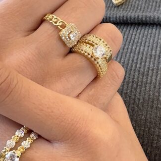 Gold Letter Bracelet